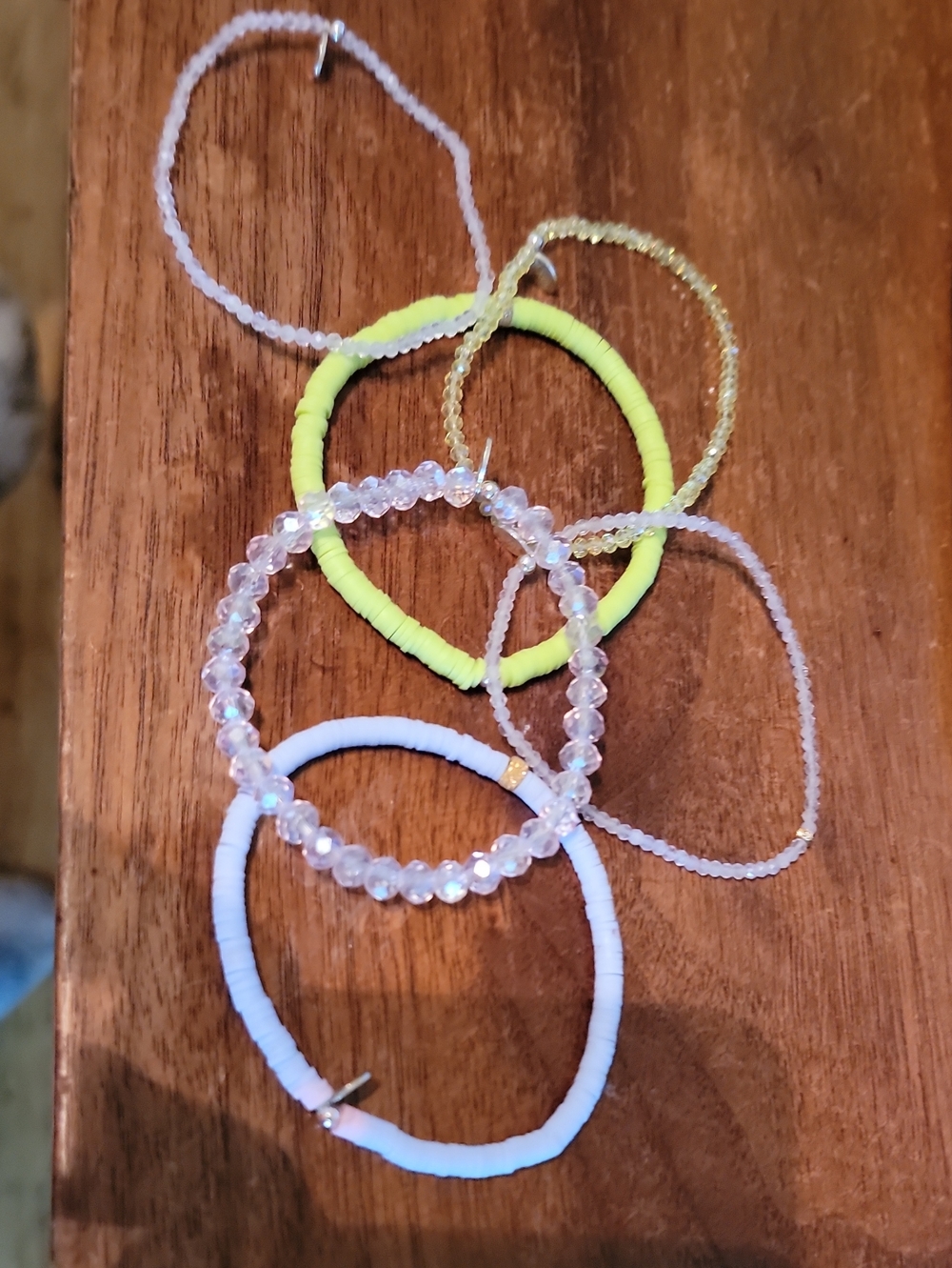 Beaded and Wrapped Bracelet Set